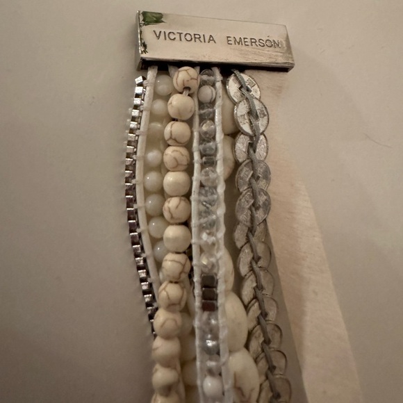 Victoria Emerson Silver and Cream Bracelet Set - Picture 5 of 6